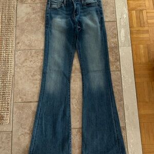 PARKER SMITH Classic Blue Wide Leg Jeans